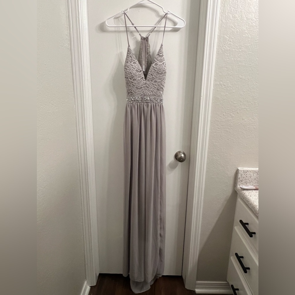 Grey maxi dress